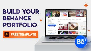 How to Build an Amazing Behance Portfolio  Free AI Template [upl. by Naam195]