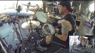 CROWBARAll I Had i GaveTommy BuckleyMystic Festival 2019 Drum Cam [upl. by Aleris735]