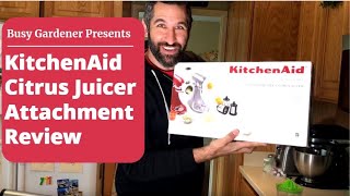 FRESH SQUEEZED OJ and I dont mean Simpson  KitchenAid Citrus Juicer Attachment Review [upl. by Norita]