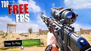 Top 10 FREE FPS Games 2024 NEW [upl. by Hutchison]