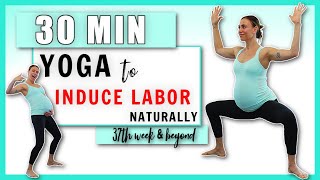 30 min  Yoga To Induce Labor Naturally I Pregnancy Yoga I 432 Hz Healing Music for The Body amp Soul [upl. by Brazee]