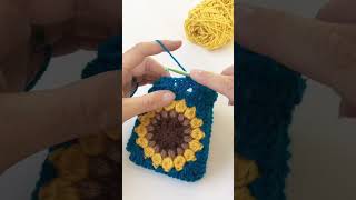 Quick Crochet Project Granny Square Purse crochet shortscrochet crocheting [upl. by Elolcin]