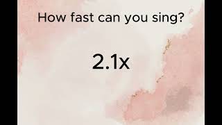 How fast can you sing singingchallenge theresnothingholdinmeback [upl. by Enniroc]