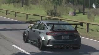 Honda Civic Type R 2023 No Hesi Spec vs Furburgring [upl. by Belshin858]