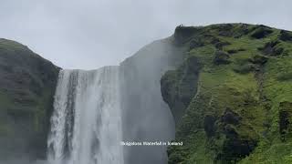 Skógafoss Waterfall in Iceland [upl. by Birdie986]