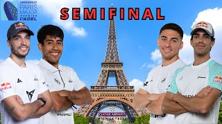 GREENWEEZ PARIS MAJOR  GalanChingotto vs Di NennoLebron Semifinal  PREMIER PADEL 2024 [upl. by Ronen217]