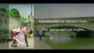 TERE SANG YAARA FEMALE VERSION Lyrics Video i love sapna [upl. by Deelaw]