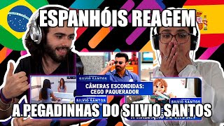 ESPANHÓIS REAGEM A PEGADINHAS DO SILVIO SANTOS [upl. by Nitsrek587]