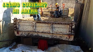 Aprenda a cubicar su arena en la obra  CONSTRUCCIONES IDEALES [upl. by Ssecnirp]