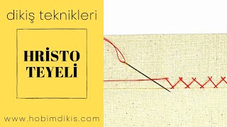 El Dikişleri  Hristo Teyeli Balıksırtı  Dikiş Teknikleri [upl. by Lyrehs]