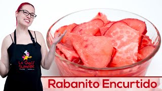 💚 Como hacer Rabanito Encurtido Peruano ✓ Receta Fácil y Rapida [upl. by Biddy]