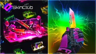 SKINCLUB PROMO CODE  500 CRAZY CASE OPENING   Skinclub promo code [upl. by Enellij]