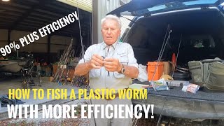 How to fish a plastic worm with more efficiency [upl. by Azalea]