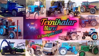 Texnikalar Narxi 13Sentyabr2024 Belarus Mtz Ttz Jatka T28 Yumz Mx240 Zil130 Maral Kombayin Damas [upl. by Ahsirtap]