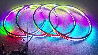 They are manufactured with high quality frames amp heavy duty encased RGBW Chasing LED strips [upl. by Meerak141]