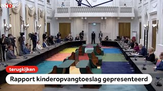 TERUGKIJKEN Rapport kinderopvangtoeslagaffaire gepresenteerd [upl. by Lemrahc]