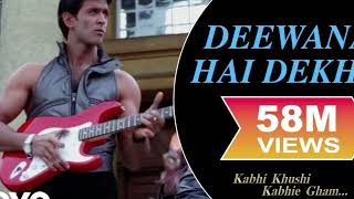 Deewana Hai Dekho Full Video K3G Hrithik Roshan Kareena Kapoor Alka Yagnik Sonu Nigam [upl. by Caddric]