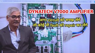 How to find any fault in channel circuit dynatech v7000 amplifier repair full information [upl. by Mroz]