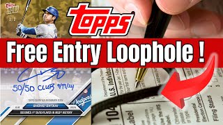 FREE Topps Cards The Secret LOOPHOLE You Need to Know [upl. by Letnoj]