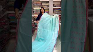 Latest sari design 2024 Linen premium Saree  Linen designer saree wovensarees zarisaree [upl. by Odin]