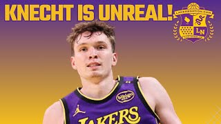 Dalton Knecht ON FIRE Lakers Beat Jazz [upl. by Ocnarf]