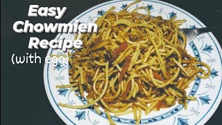 easy chowmien recipe  quick and easy  noodle [upl. by Hollington384]