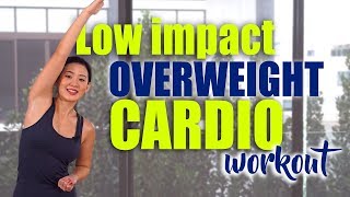 Low Impact OVERWEIGHT Cardio Workout 100kgs above  Joanna Soh [upl. by Airan]