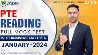 PTE Reading Full Mock Test with Answers  January 2024  Language academy PTE NAATI IELTS Experts [upl. by Parthenia765]