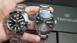 เทียบ​ WAY201A​ กับ​ WAR201A​ Aquaracer​ 43mm​ กับ​ Carrera 41mm​ [upl. by Enitsirk658]