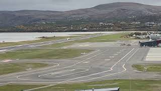 Landung Landing Alta Flughafen Norwegen Norway Airport De Havilland Dash 8100 Lufthavn [upl. by Sayce]