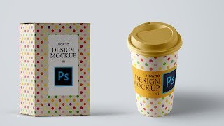 How to Design Mockup in Photoshop  Adobe Photoshop Tutorial [upl. by Ityak]