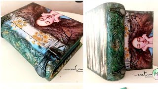 Decoupage and Mixed Media Tutorial DIY CreativaMK [upl. by Svend861]