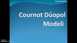 COURNOTun DĆOPOL Modeli [upl. by Nacul]