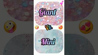 😍Giant vs ✨️Mini 😘 lipstic💄nailpaint 💅gown👗lips💋 heels 👠 etc queenmegha shorts trending [upl. by Aniraad]