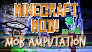 Minecraft Mod  Mob Amputation OFF WITH YOUR HEAD [upl. by See57]