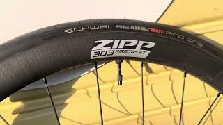 Vành carbon Zipp 303 firecrest tubules như new 96 kem cap vỏ schwal be pro oen chi 25t 0909433929 [upl. by Sivraj]