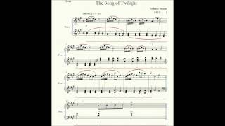 The Song of Twilight  Yoshinao Nakada  Piano Repertoire 3 [upl. by Ymmik646]