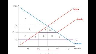 IB economics  tariffs and quotas diagrams [upl. by Kcirtap]