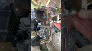 Turbo Pit Bike Engine 110cc Made Without A Welder [upl. by Stark]