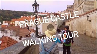 Walking Tour Prague Castle Czech Republic [upl. by Llyrrad]