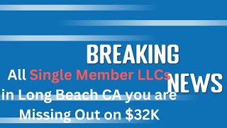 All single member LLCs Long Beach California [upl. by Manthei529]