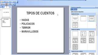 TUTORIAL DIAPOSITIVAS POWER POINT 2003 [upl. by Eillod]