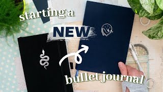 Starting a New Bullet Journal ⭐ [upl. by Trebuh]