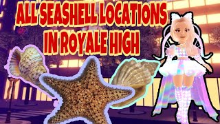 HOW TO COMPLETE THE SEASHELL QUEST IN ROYALE HIGH HOW TO FIND ALL SEASHELLS NEW YEAR UPDATE 2022 [upl. by Dnaleel772]