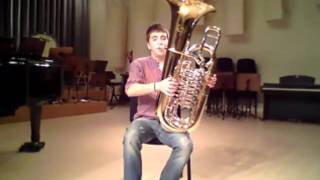 Youtube Orchestra 2011Tuba Audition [upl. by Hump]