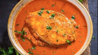 pomfret curry recipe  pomfret fish curry  Mangalorean fish curry recipe [upl. by Azne927]