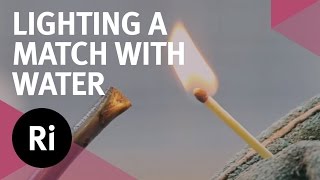 Lighting a match with water [upl. by Darian]