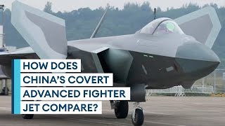 J20 Comparing Chinas secretive fighter jet to the F22 amp F35 [upl. by Aibara]