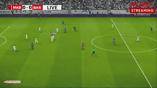 Real Madrid vs Barcelona  LaLiga 2024  eFOOTBALL PES21 Gameplay PLSL 767 [upl. by Ave]