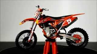 Replica Motocross Bike Model  KTM Ryan Dungey 450 SXF  360° Video [upl. by Halas430]